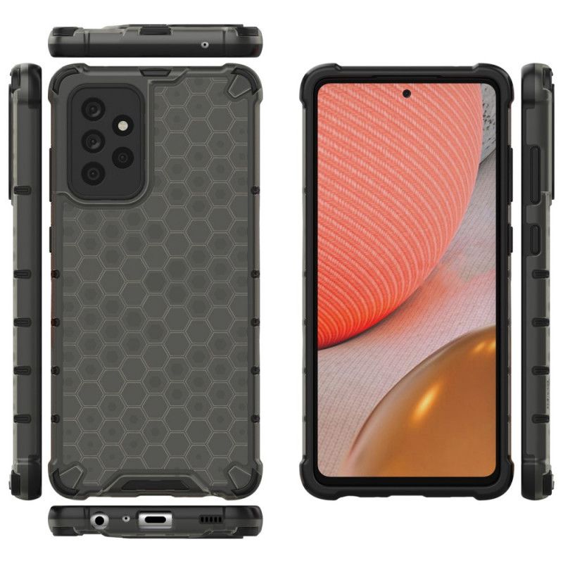 Cover Samsung Galaxy A72 4G / 5G Med Snor Til Honeycomb Cord