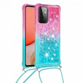 Cover Samsung Galaxy A72 4G / 5G Siliconeglitter Og Ledning