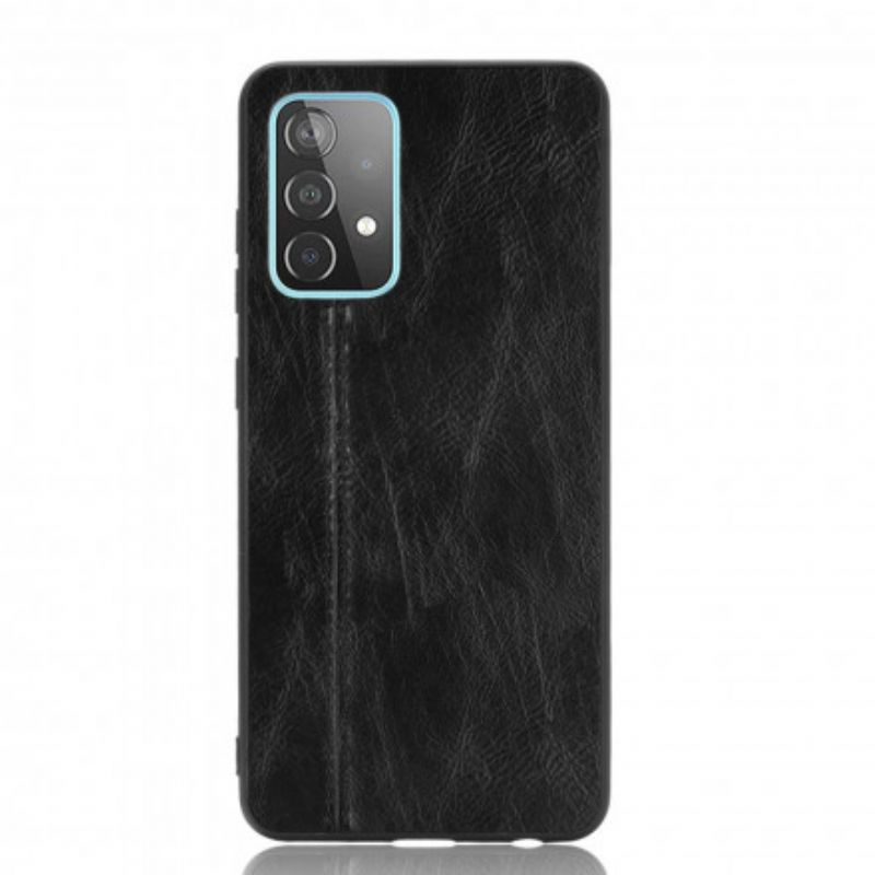 Cover Samsung Galaxy A72 4G / 5G Søm Lædereffekt