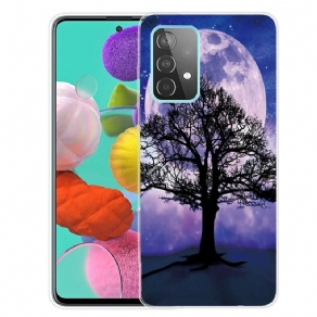 Cover Samsung Galaxy A72 4G / 5G Træ Og Måne