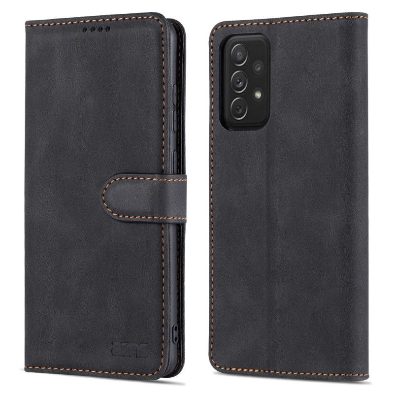 Flip Cover Samsung Galaxy A72 4G / 5G Azns Lædereffekt