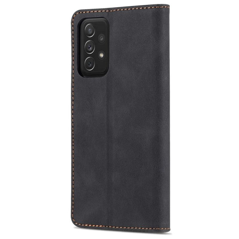 Flip Cover Samsung Galaxy A72 4G / 5G Azns Lædereffekt