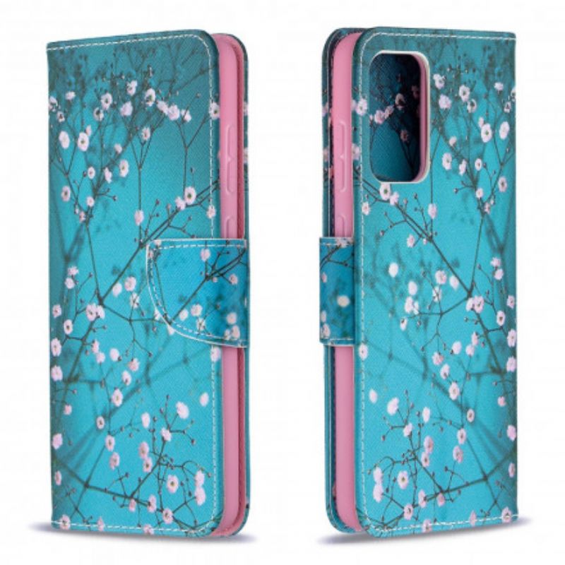 Flip Cover Samsung Galaxy A72 4G / 5G Blomstrende Træ