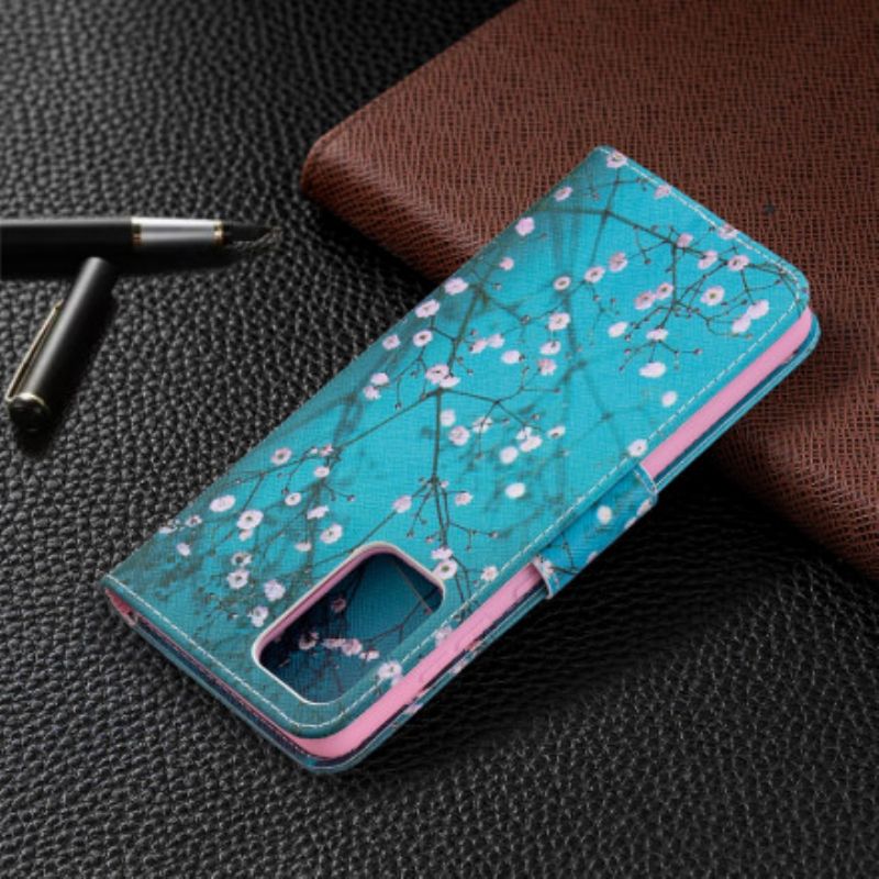 Flip Cover Samsung Galaxy A72 4G / 5G Blomstrende Træ