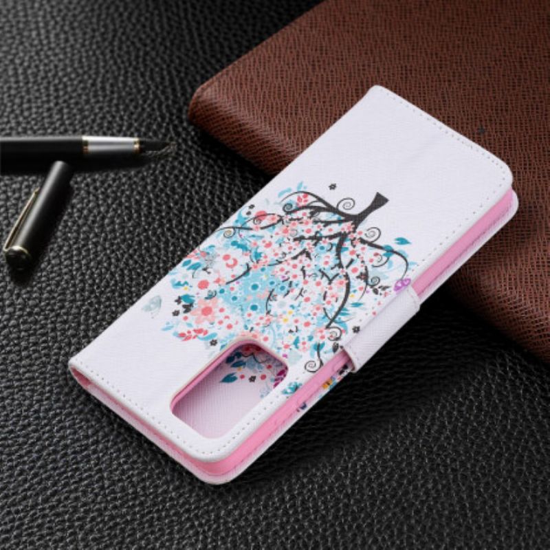 Flip Cover Samsung Galaxy A72 4G / 5G Blomstret Træ