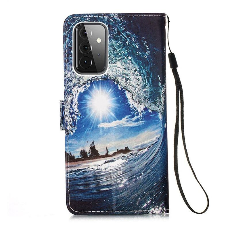 Flip Cover Samsung Galaxy A72 4G / 5G Kiff The Wave