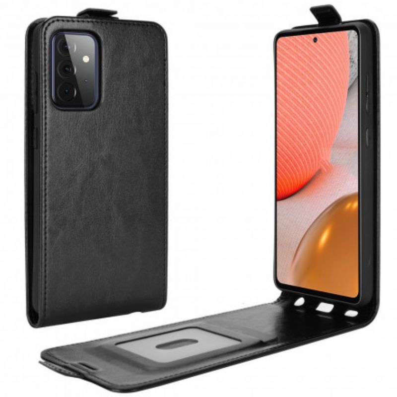 Flip Cover Samsung Galaxy A72 4G / 5G Læder Cover Lædereffekt Lodret Klap