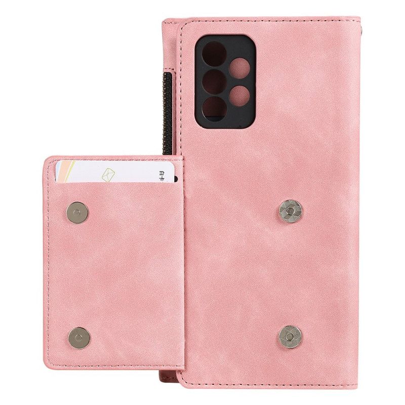 Flip Cover Samsung Galaxy A72 4G / 5G Mønt- Og Kortholder