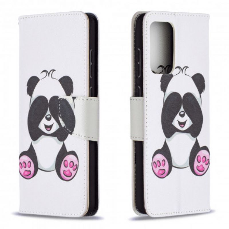 Flip Cover Samsung Galaxy A72 4G / 5G Panda Sjov