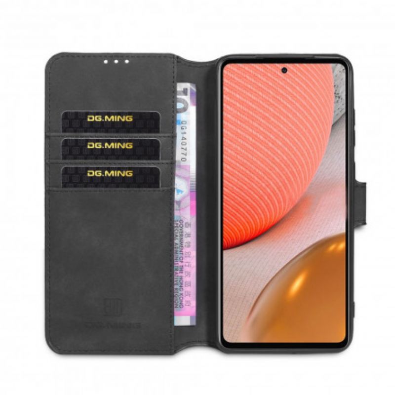 Læder Cover Samsung Galaxy A72 4G / 5G Dg.ming Retro