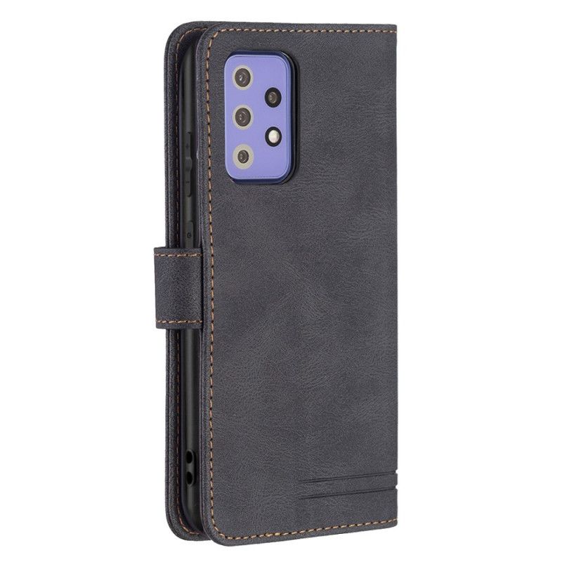 Læder Cover Samsung Galaxy A72 4G / 5G Rfid Binfen Farve