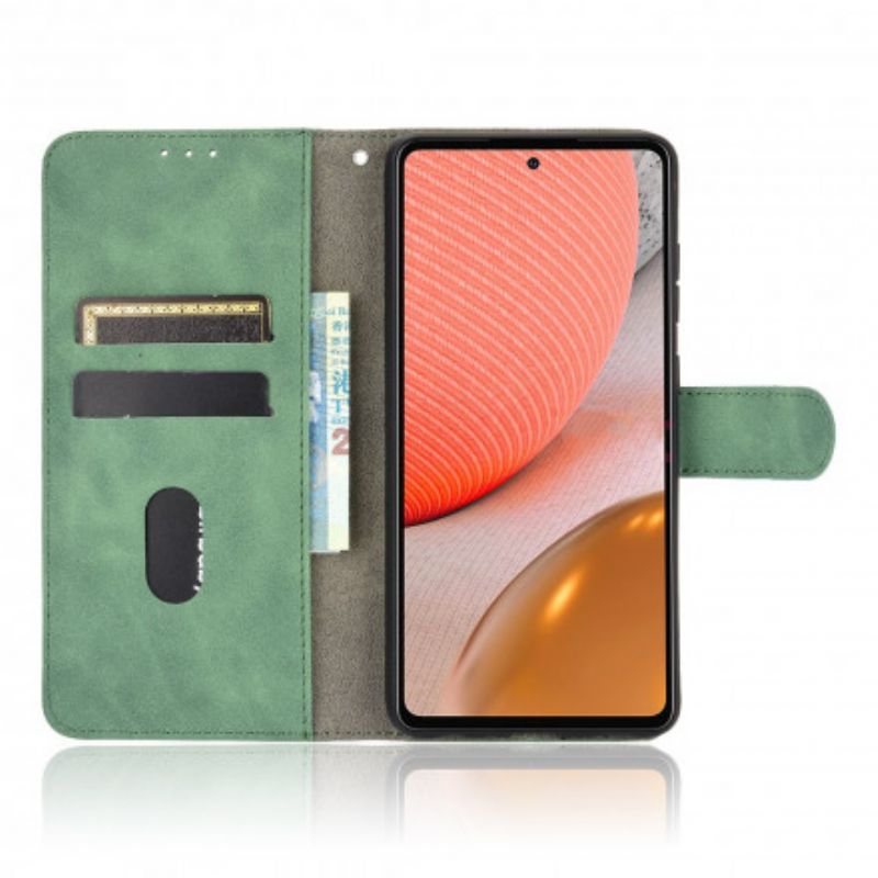 Læder Cover Samsung Galaxy A72 4G / 5G Skin-touch