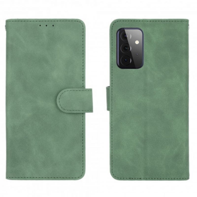 Læder Cover Samsung Galaxy A72 4G / 5G Skin-touch