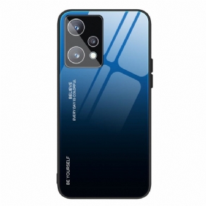 Cover Realme 9 Pro Plus Vær Dig Selv Hærdet Glas