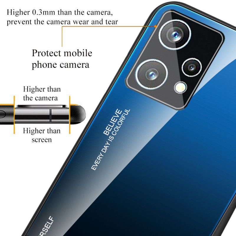 Cover Realme 9 Pro Plus Vær Dig Selv Hærdet Glas