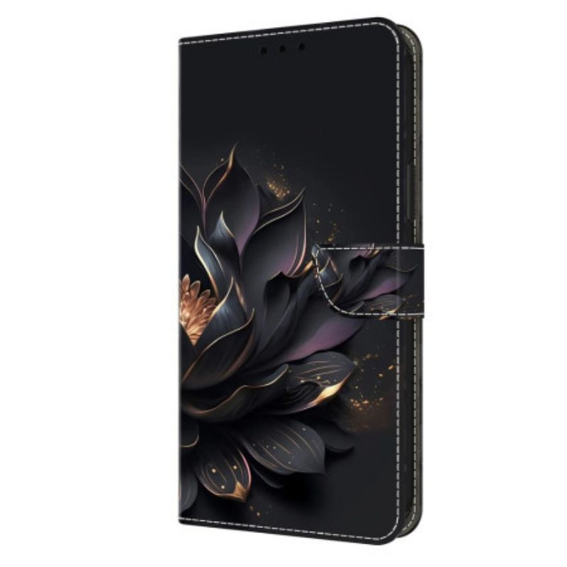 Flip Cover Til Xiaomi 14 Pro Lilla Lotus