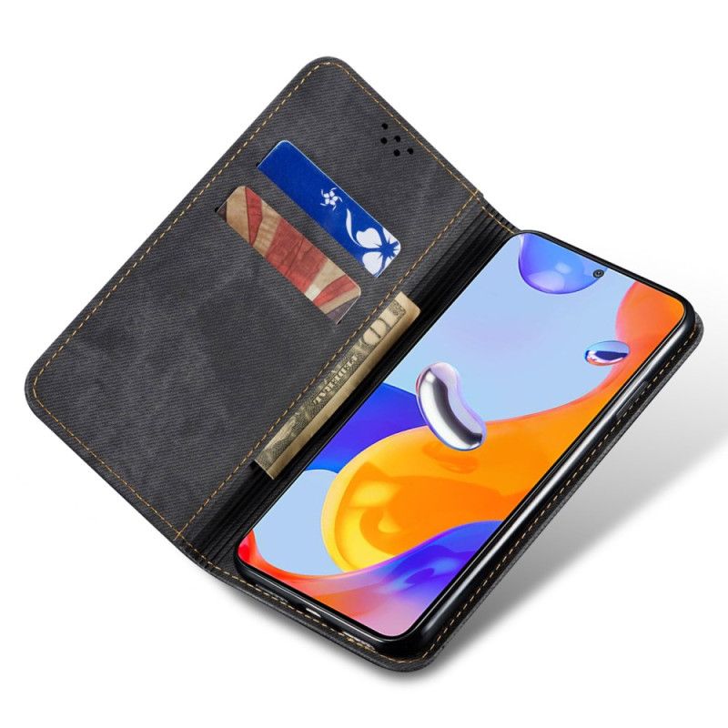 Flip Cover Xiaomi 14 Pro Jeansstof