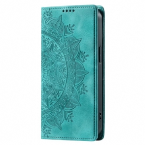 Flip Cover Xiaomi 14 Pro Mandala Ruskindseffekt