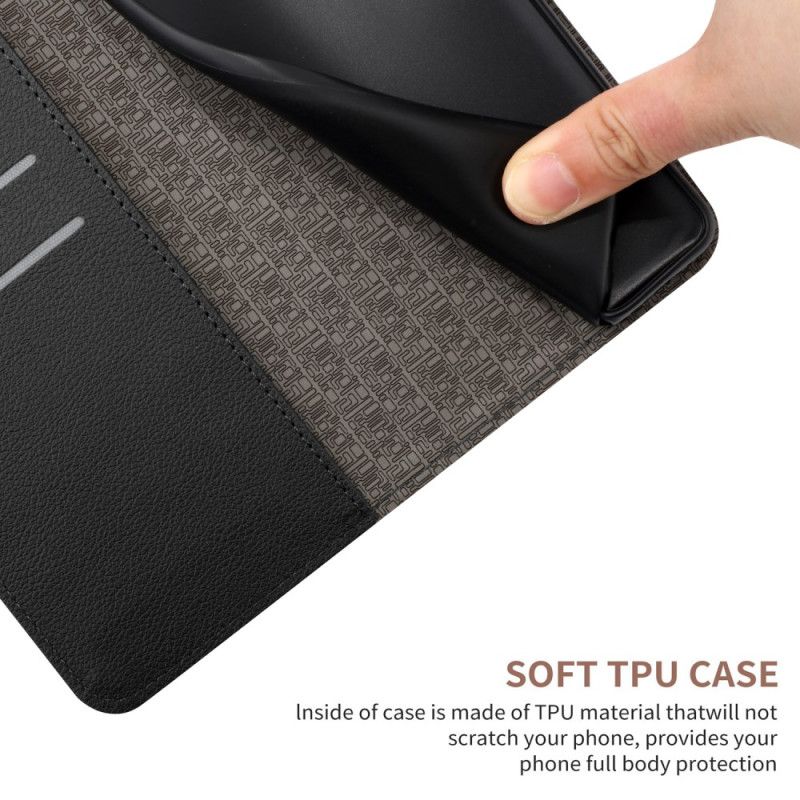 Flip Cover Xiaomi 14 Pro Strappy Diamond Mønster