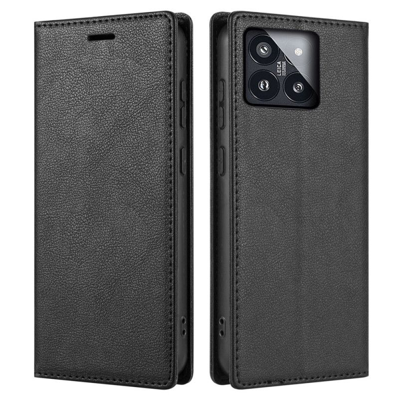 Læder Cover Xiaomi 14 Pro Telefon Etui Læderstil