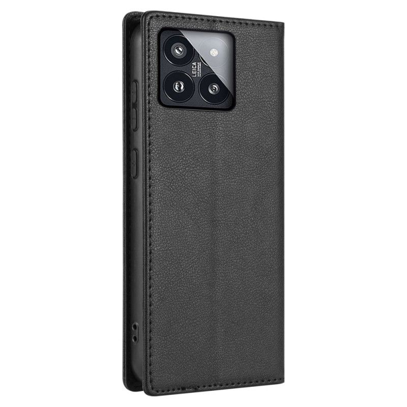 Læder Cover Xiaomi 14 Pro Telefon Etui Læderstil