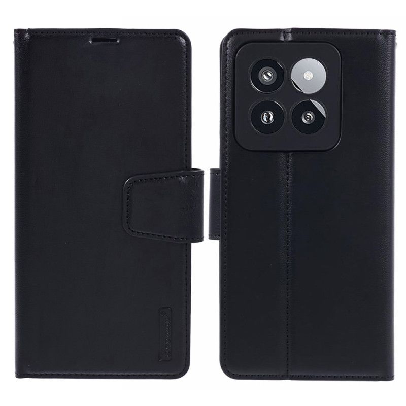 Læder Cover Xiaomi 14 Pro Telefon Etui Mølleserie Hanman