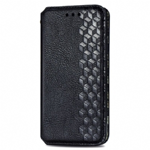 Cover Samsung Galaxy M53 5G Flip Cover Lædereffektmønster