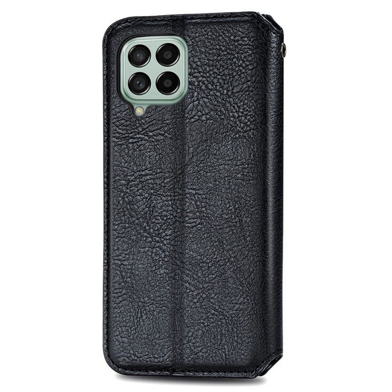 Cover Samsung Galaxy M53 5G Flip Cover Lædereffektmønster