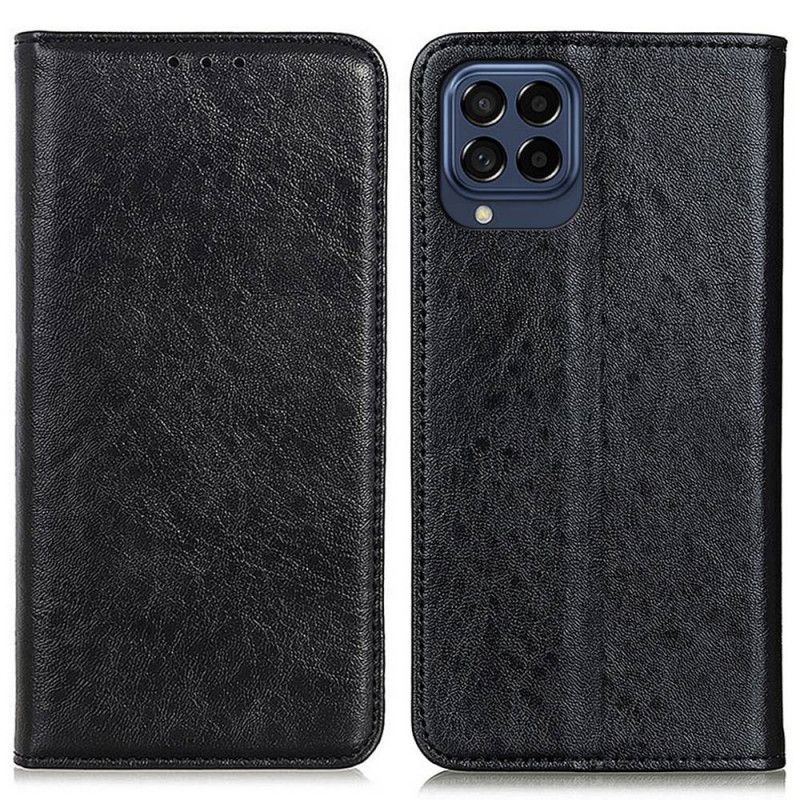 Cover Samsung Galaxy M53 5G Flip Cover Lædertekstur