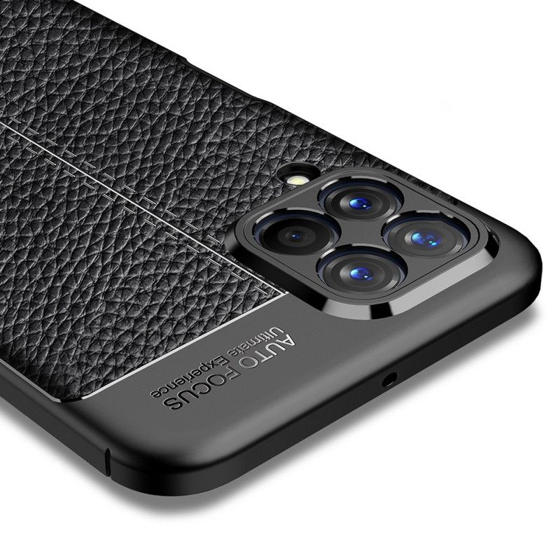 Cover Samsung Galaxy M53 5G Lichi-læderstil