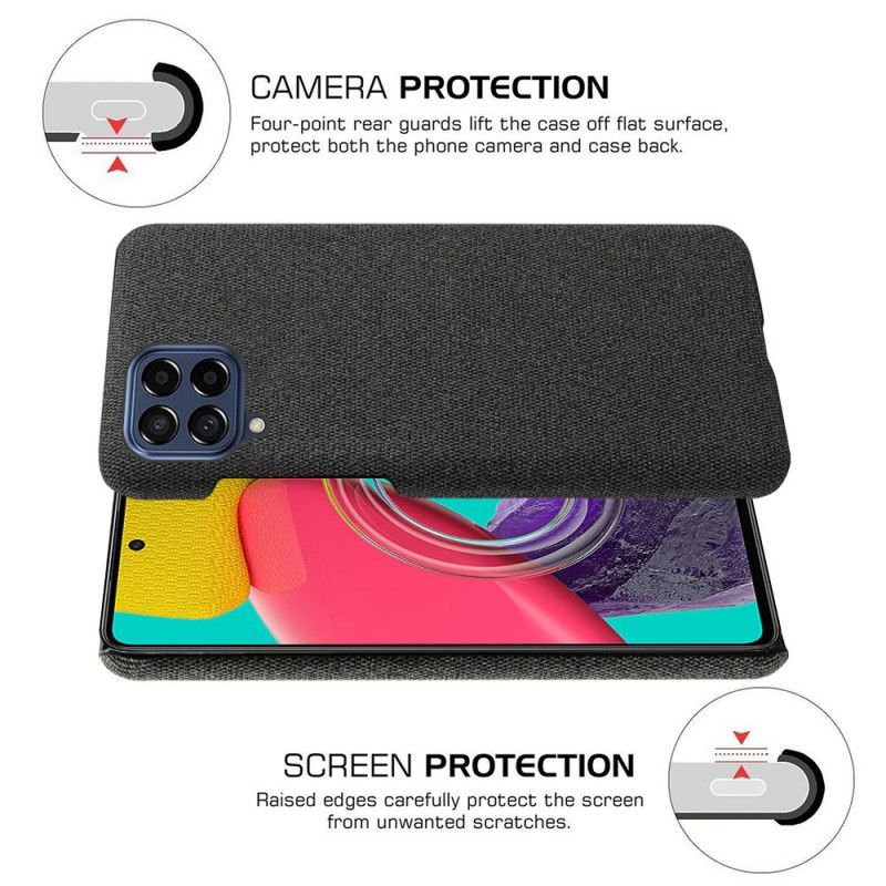 Cover Samsung Galaxy M53 5G Tøjtekstur