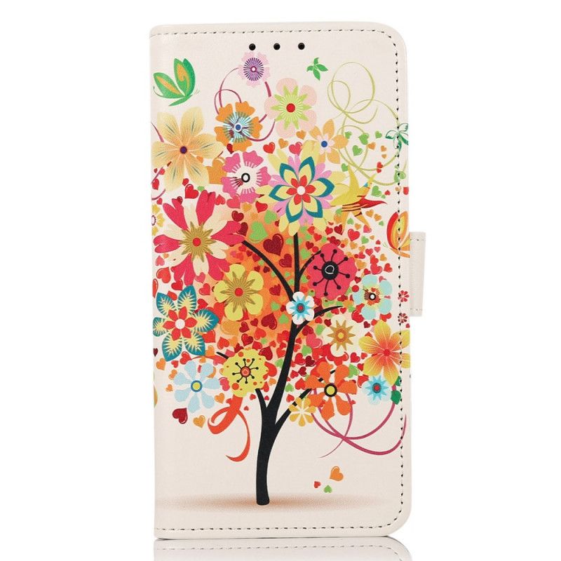 Flip Cover Samsung Galaxy M53 5G Blomstrende Træ