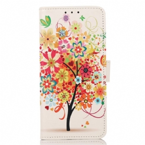 Flip Cover Samsung Galaxy M53 5G Blomstrende Træ