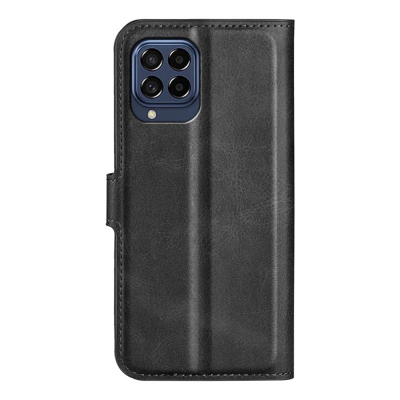 Flip Cover Samsung Galaxy M53 5G Ekstrem Slank Lædereffekt