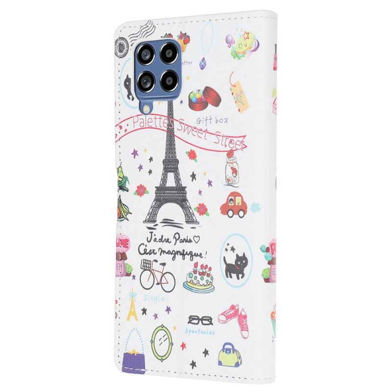 Flip Cover Samsung Galaxy M53 5G Jeg Elsker Paris