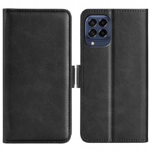 Flip Cover Samsung Galaxy M53 5G Læder Cover Dobbeltklap