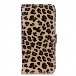 Flip Cover Samsung Galaxy M53 5G Lille Leopardeffekt