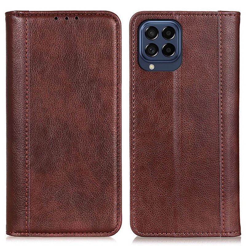 Flip Cover Samsung Galaxy M53 5G Litchi Split Læder