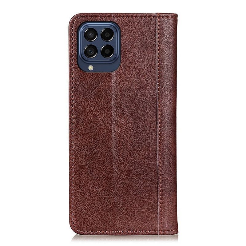 Flip Cover Samsung Galaxy M53 5G Litchi Split Læder