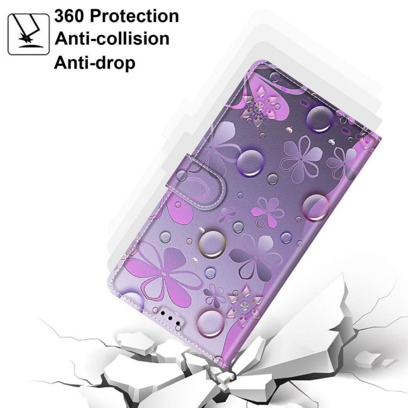 Flip Cover Samsung Galaxy M53 5G Med Snor Thong Drops