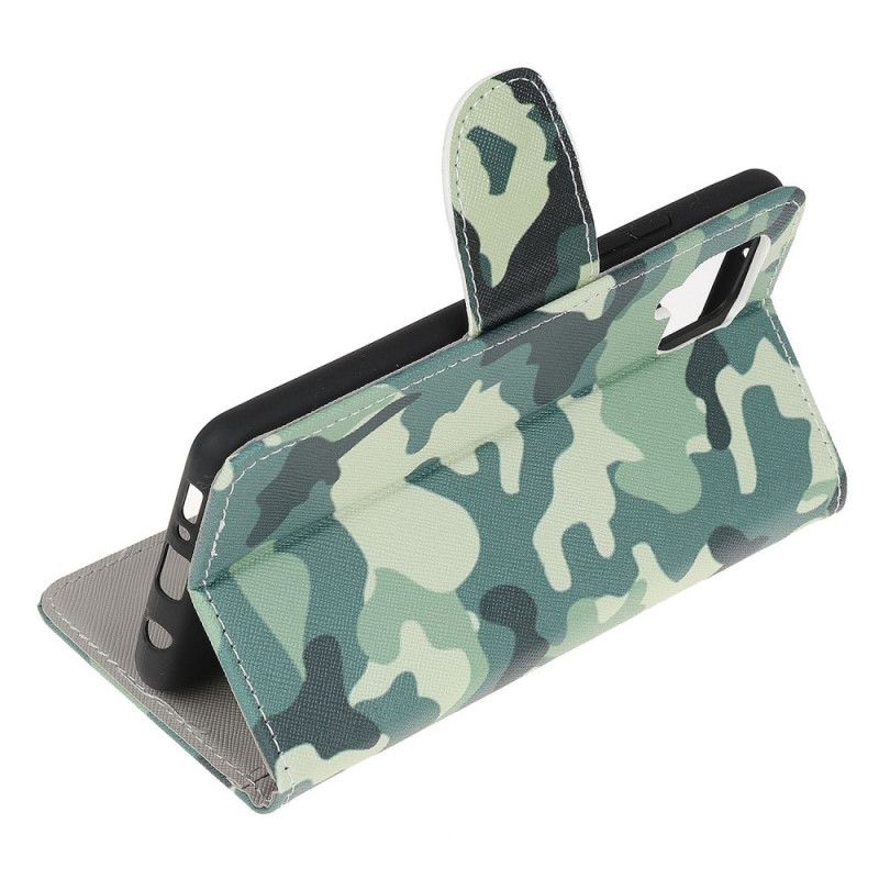 Flip Cover Samsung Galaxy M53 5G Militær Camouflage