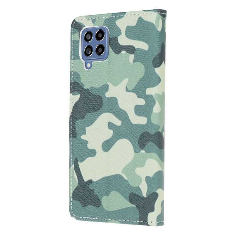 Flip Cover Samsung Galaxy M53 5G Militær Camouflage