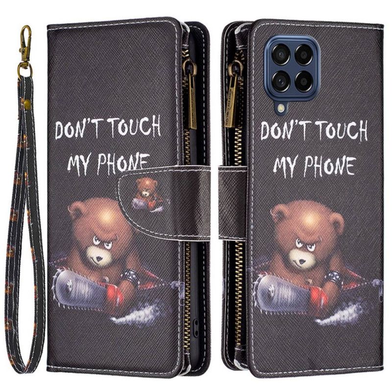 Flip Cover Samsung Galaxy M53 5G Punge Etui Bear Wallet