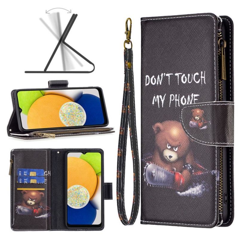 Flip Cover Samsung Galaxy M53 5G Punge Etui Bear Wallet