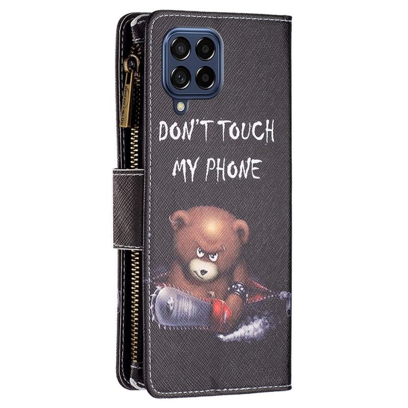 Flip Cover Samsung Galaxy M53 5G Punge Etui Bear Wallet