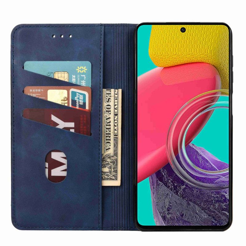 Flip Cover Samsung Galaxy M53 5G Tofarvet Elegance