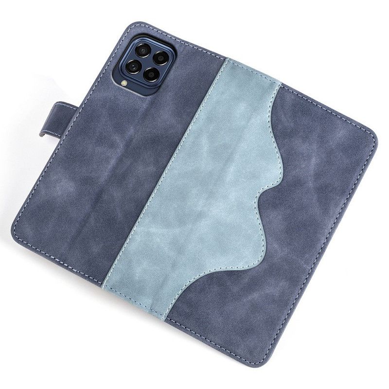 Flip Cover Samsung Galaxy M53 5G Wave Læderstil