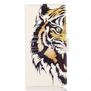 Læder Cover Samsung Galaxy M53 5G Hærd Tiger