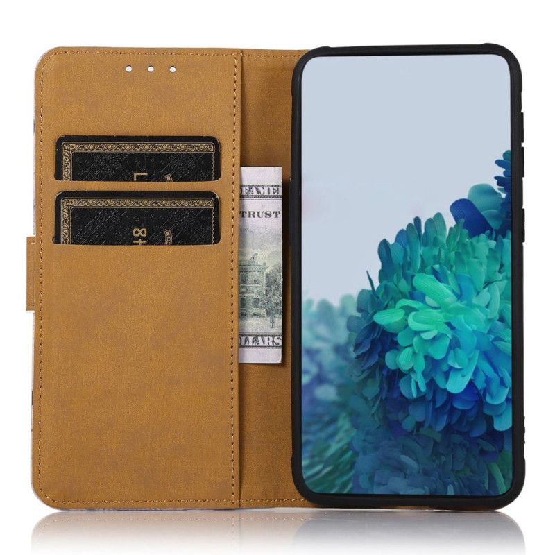 Læder Cover Samsung Galaxy M53 5G Hærd Tiger