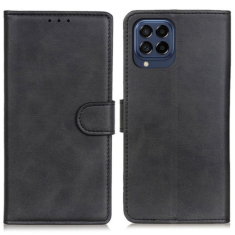 Læder Cover Samsung Galaxy M53 5G Mat Kunstlæder